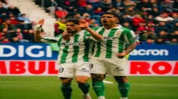 التعادل الإيجابي يخيم على مواجهة أوساسونا وريال بيتيس